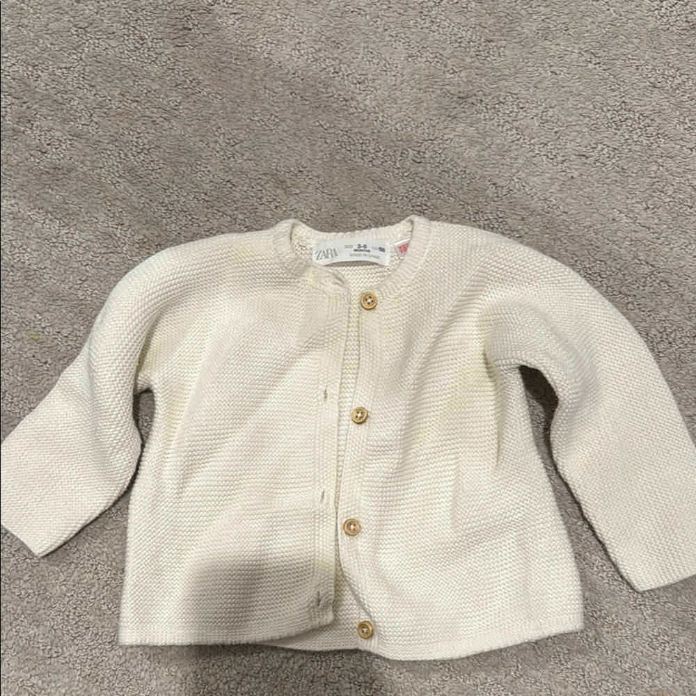 Zara Cream Knit Sweater